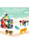 Xinbida 673 Magnetic Sticks Construction Set – 42‑Piece LED Magnetic Rod & Ball Kit for Ages 3+ - 2