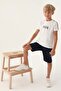 Men's child bermude set - cream - 2