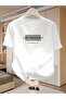 LOS ANGELES CALIFORNIA PRINTED OVERSIZE CREW NECK T-SHIRT