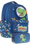 Kids Toys Girls Purple Salmon 3D Panda Shaped Elementary School Bag and Pencil Case Set (L5233+L8233) - 4