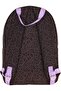 Double Colors Three Compartment Girls School and Daily Backpack - Black Lilac - K1840 - 3