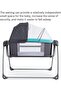 Music 4in1 Electric Baby Bassinet & Swing Easy Assemble Bedside Crib Cradle Newborn/Infant - 6