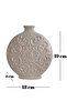 Handmade Decorative Vase - 19 cm Large Italian Style Modern Ceramic Look Home Decor - 4