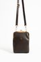 Women's Scholarship Gold Accessory Adjustable Cross Strap Faux Leather Shoulder and Crossbody Bag S-1433