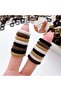 100Pcs Multicolor Stylish and Cute High Elasticity Dennis'M Hair Elastics
