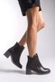 Zairlyrth Women's Heeled Boots 0012503 Brown Skin - 3