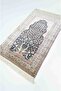 Hand-Woven Mihrap Prayer Rug Kayseri Carpet in Pure Silk 74X125 cm (0.92 m²) - 3
