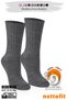 Single Winter Thermal Knitted Anthracite Girl's Socks - 4
