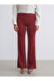 Elastic Waist Textured Women's Trousers - 2