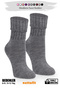 Single 6-9 and 9-12 Years Old Winter Wool Gray Girls' Knitted Socks