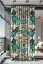 Waterproof Patterned Oxford Balcony Curtain Sunshade and Rain Cover with Color and 250 cm Length Options