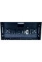 Desktop Power Hub with USB, VGA, Network Ports, Brushed Aluminium Finish - 8