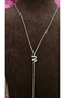 Y Shape Necklace with Snake Motif - 2