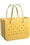 Rubber Beach Bags and Totes Waterproof with Holes Handbag for Women Summer Mesh Tote Eva Portable Be - 2
