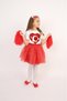 Girl's 2-Piece Set Red Moon Star Printed April 23 May 19 August 30 Show Outfit - 6