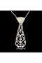 Quing'An Jing Geometric Elegant Tassel Design Necklace - 4