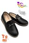 Boys' Buckled Leather Shoes - Stylish and Comfortable Matte Black for School, Weddings, and Circumcision