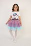 Girls' Colorful 2-Piece Set April 23 May 19 August 30 Show Attire D027