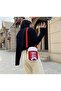 Korean Style Canvas Strap Women's Bag Red Color - 2