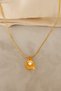 Sea Shell Pendant: Mother of Pearl Shell Women's Necklace - 2