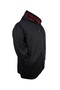 Plus Size Hooded Doubleface Sweat Black (Wide Comfortable Fit) - 4