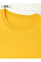 Power Fit - Plus Size Yellow T-Shirt & Black Pants Tracksuit Set - 4