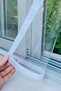 0.80mm Transparent Tarpaulin with Velcro Tape for Window and Door Heat Insulation and Wind Protection Size 150Cmx140Cm - 2