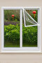 0.80mm Transparent Tarpaulin with Velcro Tape for Window and Door Heat Insulation and Wind Protection Size 150Cmx140Cm