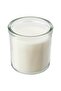 ADLAD Scented candle in glass, Scandinavian Woods/white, 40 hr