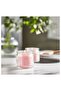 Set of 3 Scented Candles in Glass – Vanilla, Apple, Jasmine (12-Hour Burn Time) - 3