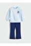 Stitch Printed Girls' Sweatshirt and Leggings
