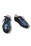 Genuine Leather High Sole Black Sneaker Sports Shoes - 6