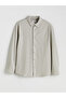 Green Comfortable Fit Long Sleeve Men's Shirt - 5