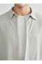 Green Comfortable Fit Long Sleeve Men's Shirt - 3