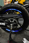 17 Inch Lightning Pattern Double Quarter Wheel Stripe Compatible with All Motorcycles (Pack of 8) - 3
