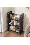 Multi Tier Rolling Plastic Storage Rack with Wheels Durable Organizer for Kitchen Pantry Bathroom Of - 5