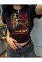 Black Black Baby Tee Vintage Design