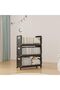 Multi Tier Rolling Plastic Storage Rack with Wheels Durable Organizer for Kitchen Pantry Bathroom Of - 3