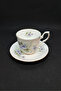 Bone China Blue Beauty Antique Porcelain Double Coffee Cup 2 Pieces 120 ml