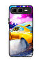 غطاء حماية لهاتف Infinix Smart 10 Plus بتصميم سيارة سباق
