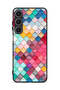 Samsung Galaxy A17 Protective Case Cover Diamond Square Shape Pattern