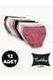 100% Cotton Passion Women's 12-Piece Corduroy Bato Panties - 2