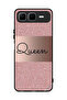 غطاء حماية لهاتف Infinix Smart 10 Plus بخلفية لامعة من Queen Glitters