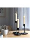 Candlestick Set of 3, Black - 4