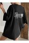 Women's Black Limited Printed Oversize
