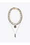 3-Piece Combination Brand Model Necklace Set with Ivory and Stone Details - 2