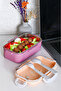 Aurora Stainless Steel Leak-Proof Lunch Box - Single Compartment Meal Carrier and Storage Container - 3