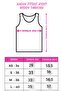 Women's Ribbed Look Thick Strap Basic Black Undershirt - 5