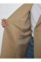 سترة طوق المرأة خندق معطف - 6