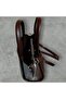 Single Compartment Bag with Handle and Shoulder Strap Makeup Bag - 4